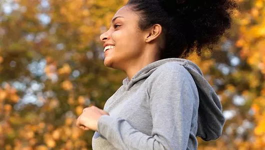 woman out walking