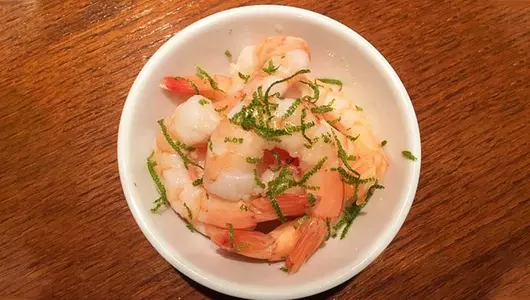 cistrus glazed cold shrimp