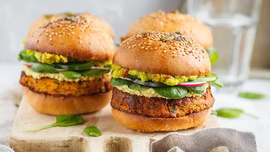 Lentil walnut burgers