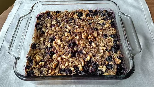 baked blueberry oatmeal recipe