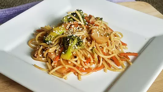 slow cooker chicken lo mein recipe