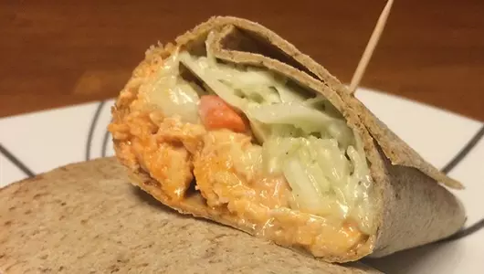 Buffalo chicken wraps