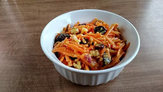 sweet carrot salad recipe